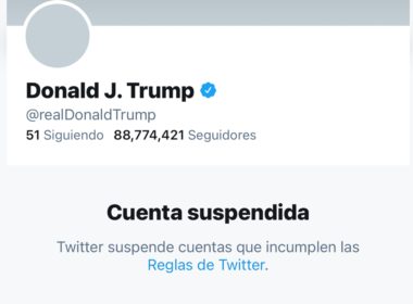 Suspenden cuenta de Trump en Twitter