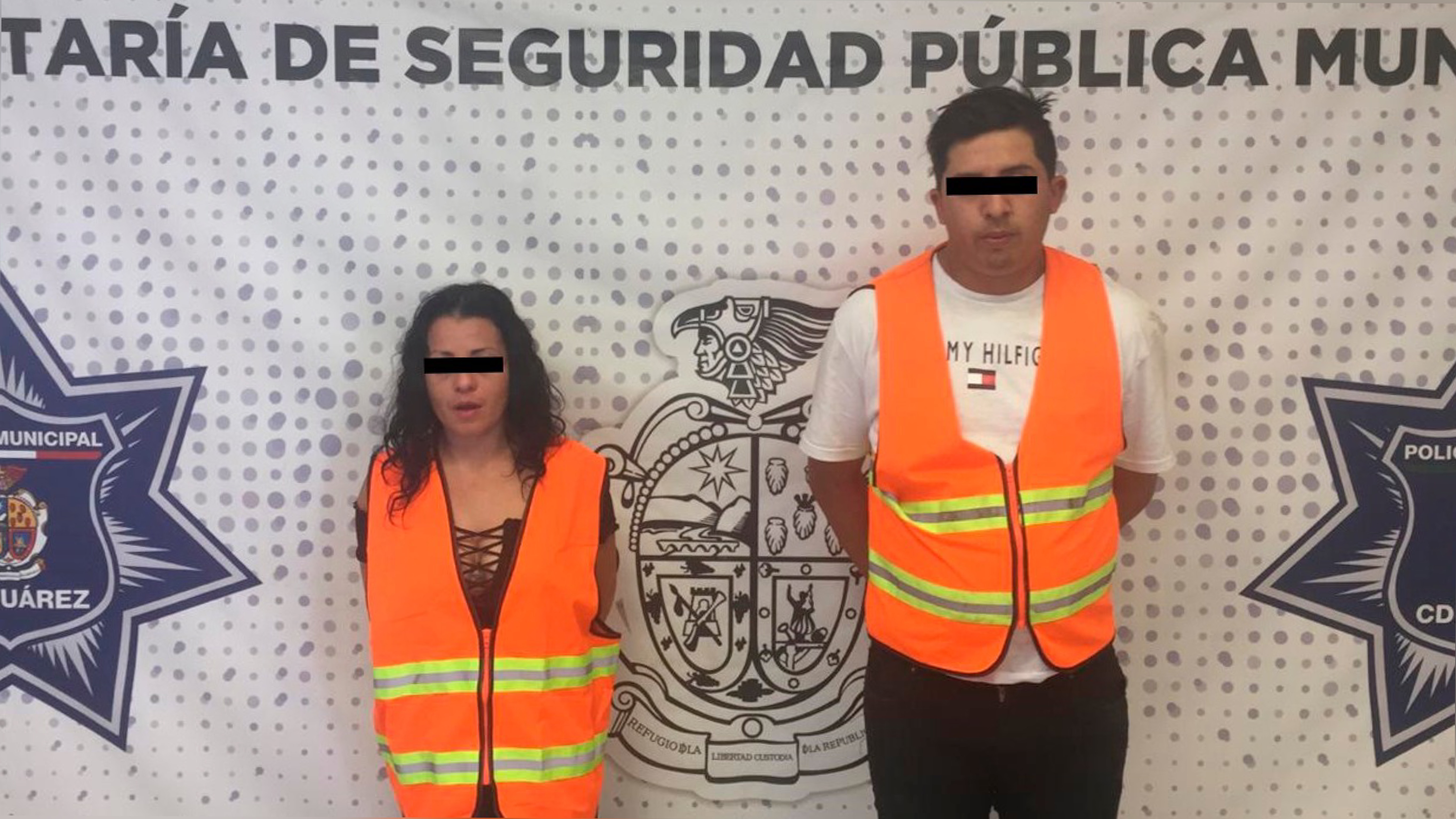 Olga-Concepcion-A.M.-y-Eduardo-F.P.-detenidos-por-la-SSPM-en-Juarez