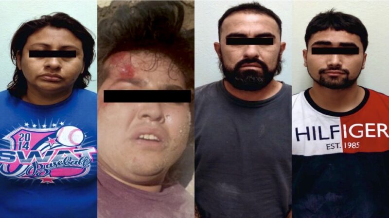 Presuntos secuestradores de Juárez