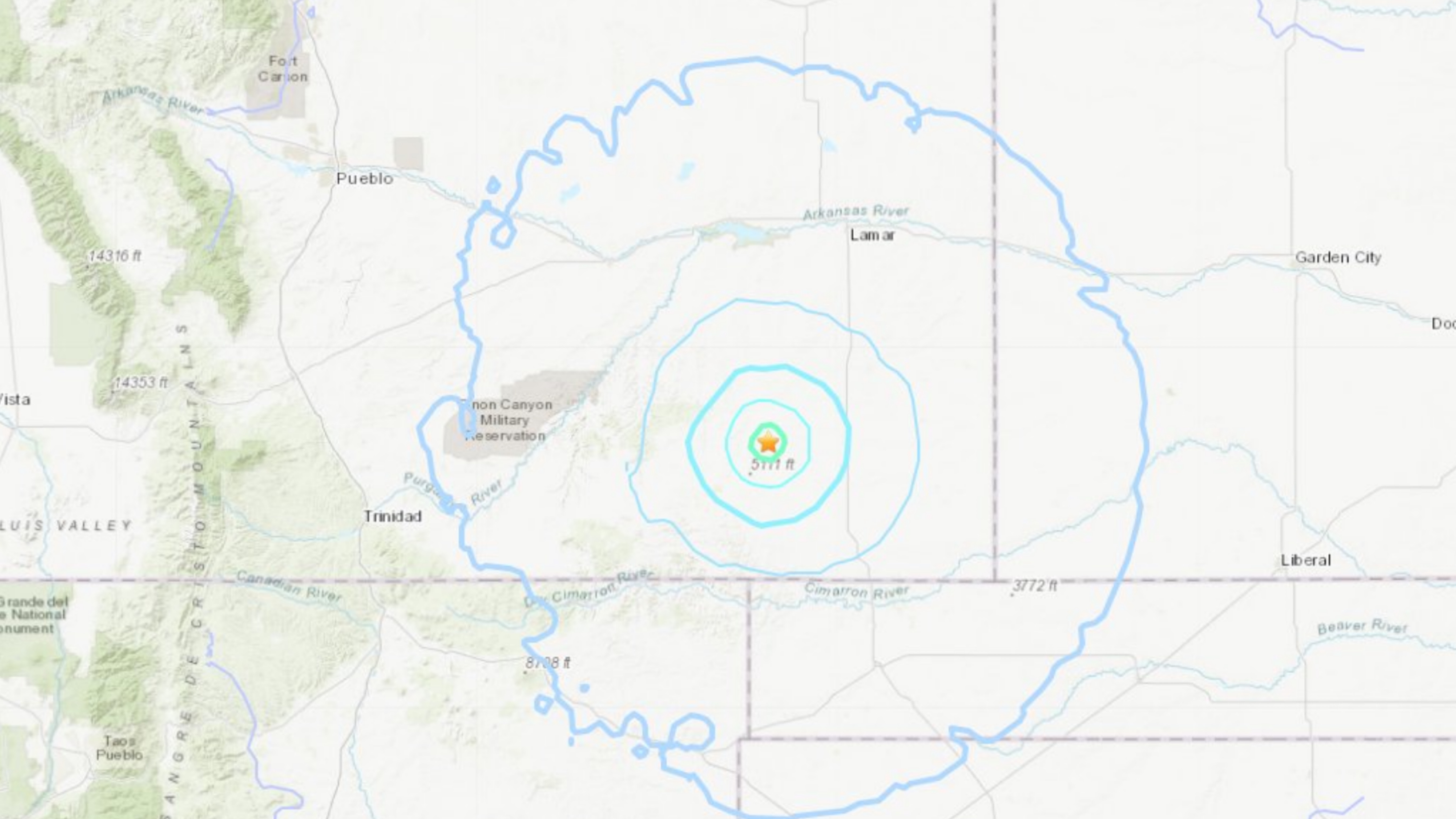 Temblor en Colorado, sismo, Perla Rico